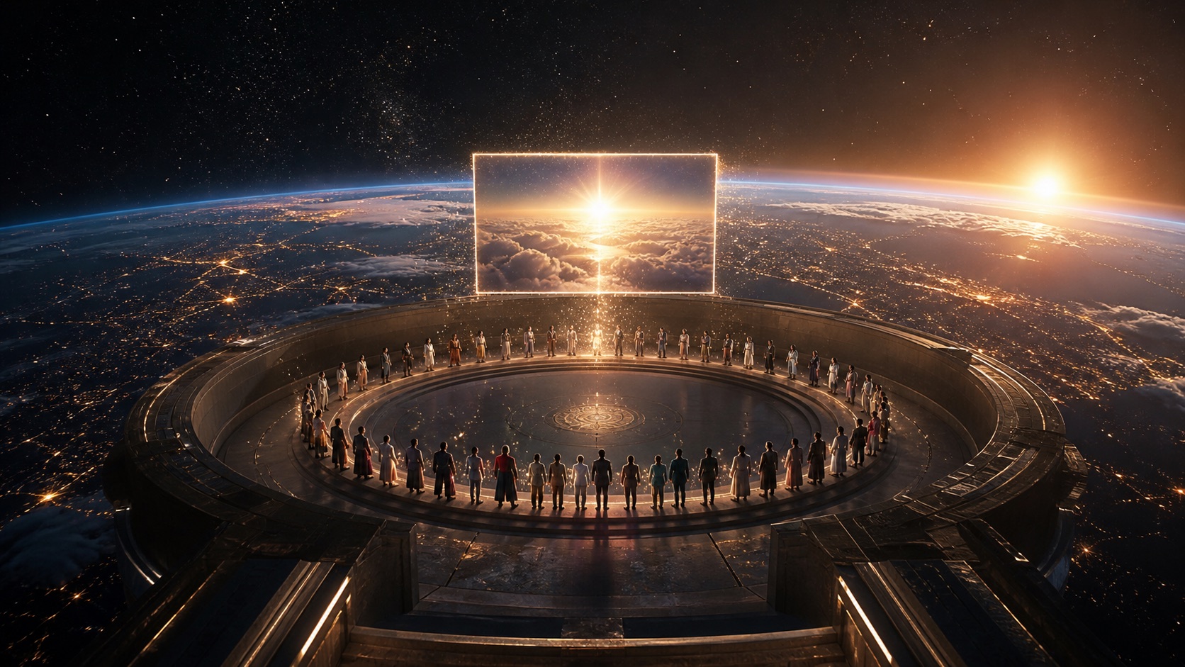 Official 2026 visual for the Best of the World AI Cinema Festival